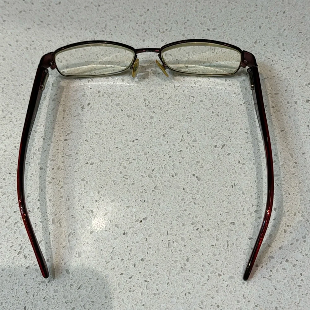 BCBGMAXAZRIA pennina wine maroon red L125mm glasses frames